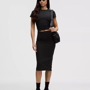 Brown** Midi Lululemon Size 8 Skirt